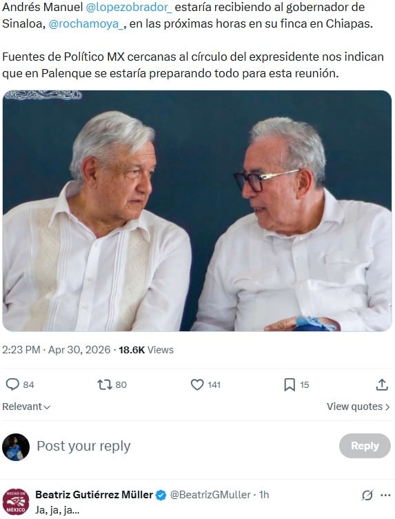 Comentario de la ex primera dama.