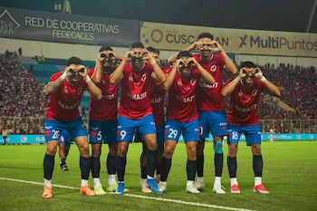 Nelson Bonilla marcó el segundo gol de FAS a los 35 minutos después de un centro de Melvin Urbina. (Cortesía: Club Deportivo FAS)