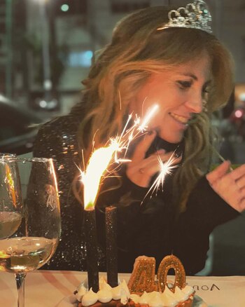 En su cumpleaños número 40,