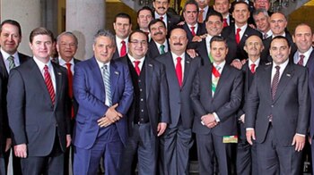 Varios gobernadores de los que