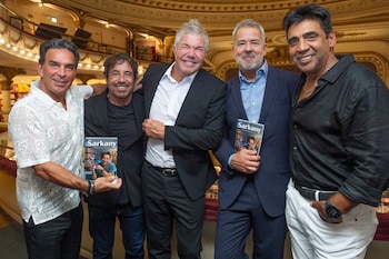 Ricky Sarkany presentó su libro,