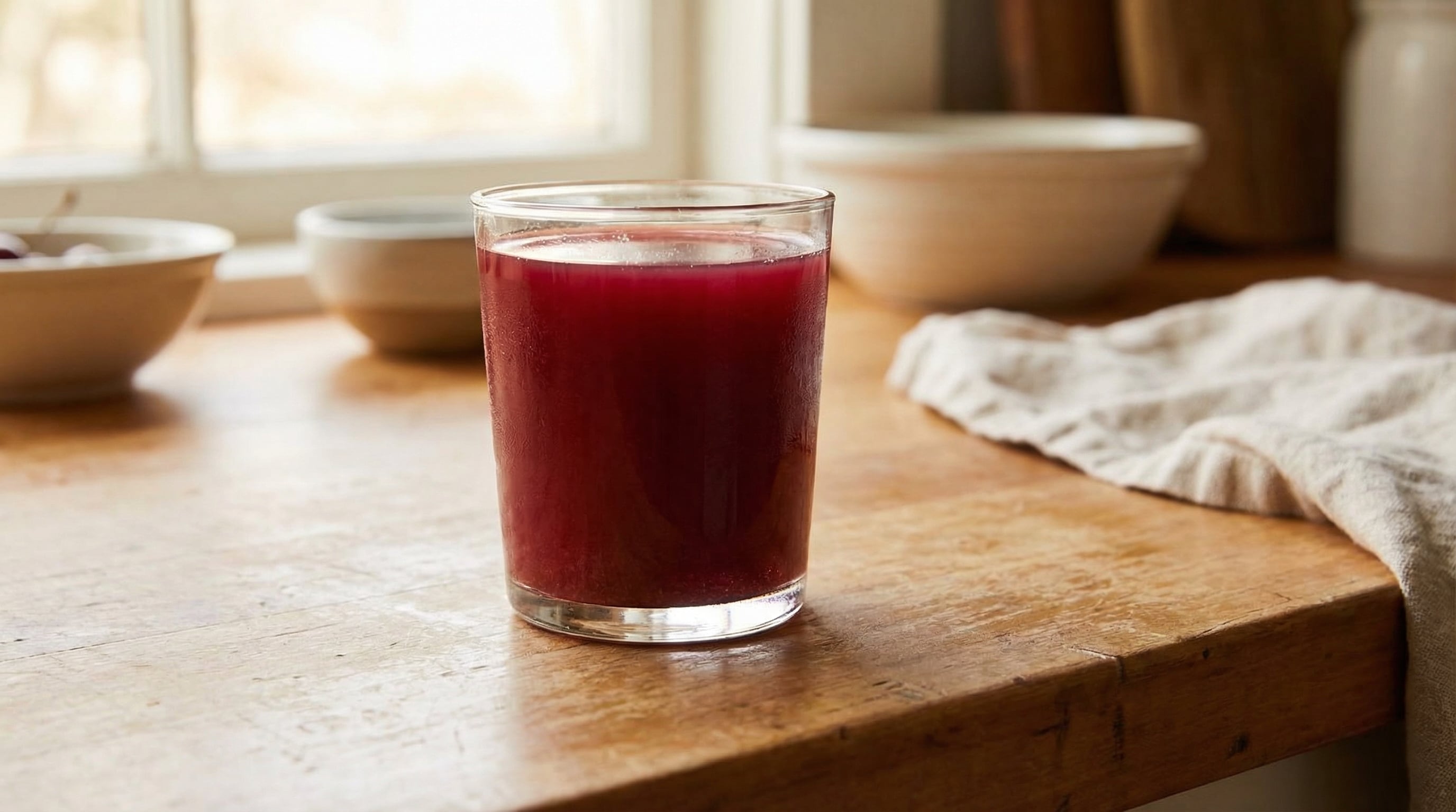 Los jugos de cereza ácida destacan entre los alimentos recomendados para combatir el insomnio y favorecer el descanso reparador (Imagen Ilustrativa Infobae)