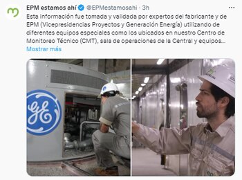 EPM aseguró desde su cuenta
