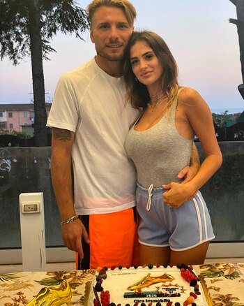 Ciro Immobile y Jessica Melena