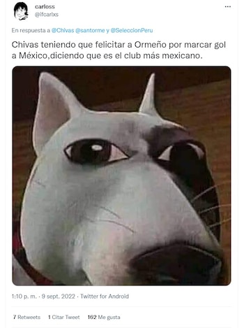 Reventaron a las Chivas por presumir la convocatoria de Santiago Ormeño con Perú (Foto: Twitter/@)