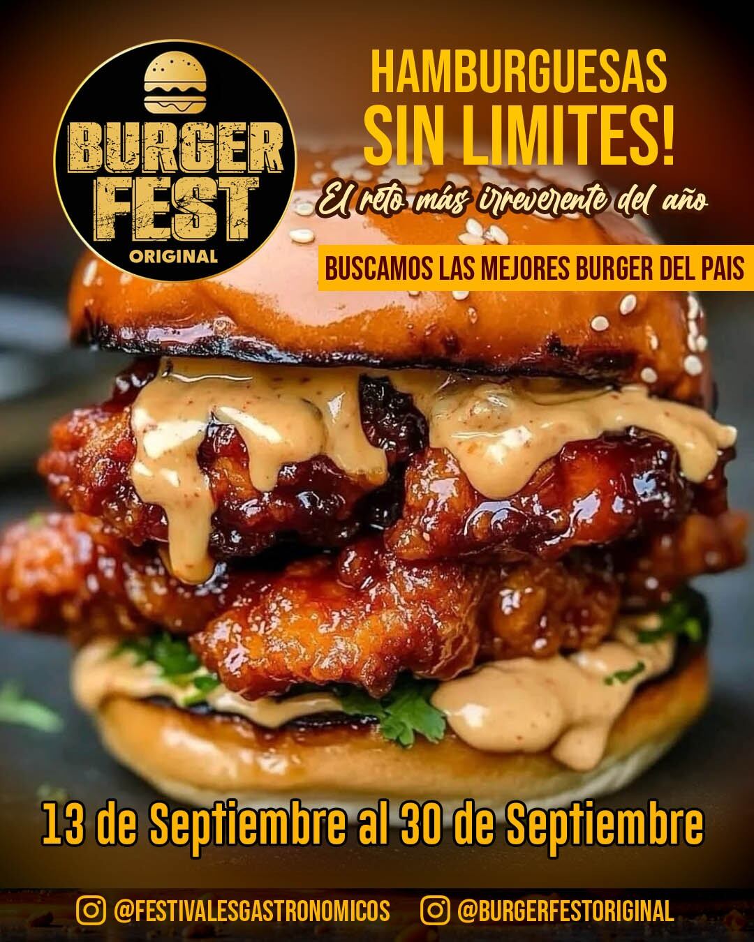 El Burger Fest se distingue por su carácter participativo: el público actúa como jurado, evaluando a los restaurantes a través de “likes” y comentarios en las cuentas oficiales del evento.