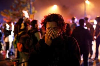 La reacción de uno delos