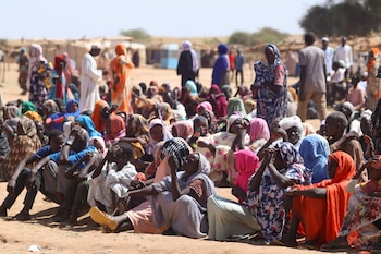 Personas desplazadas en Tawila, Sudán. Créditos ACNUR - Mohammed Jalal
