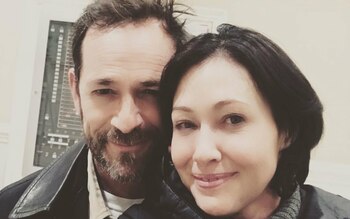 Shannen y Luke Perry siguieron
