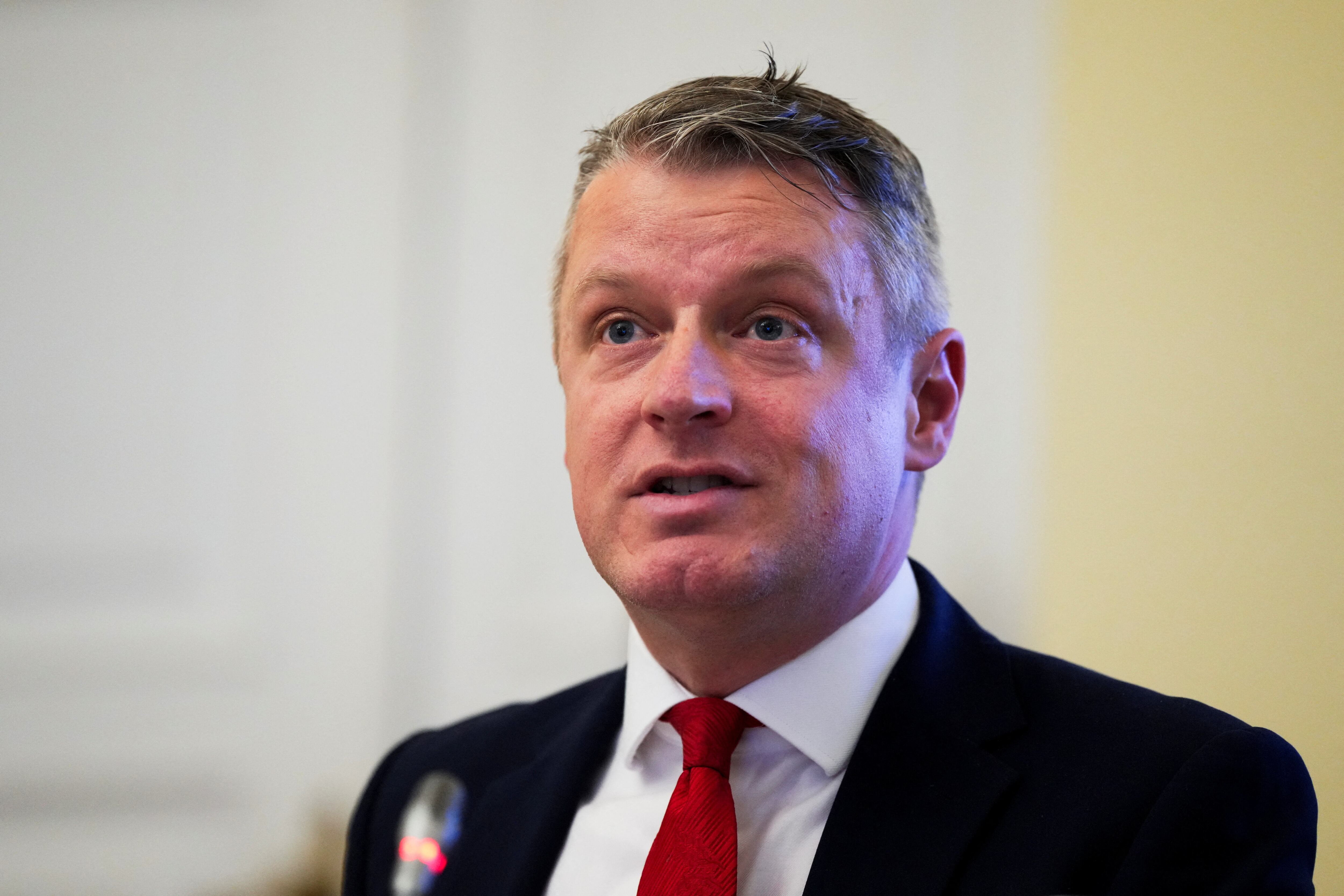 El ministro de Defensa británico Luke Pollard. (REUTERS/Aleksandra Szmigiel)