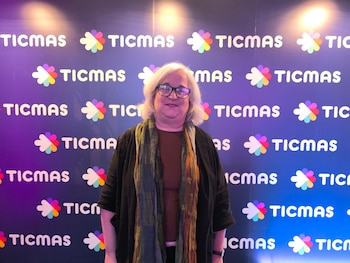 Beatriz Diiuk en el auditorio de Ticmas