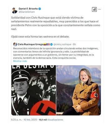 Con esta publicación, el concejal