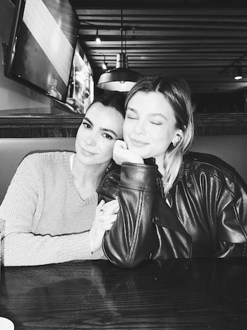 Agustina Cherri y Muna Pauls durante su viaje a Nueva York