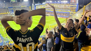 Del desfile a La Bombonera: la noche maratónica de Pampita entre glamour y pasión xeneize