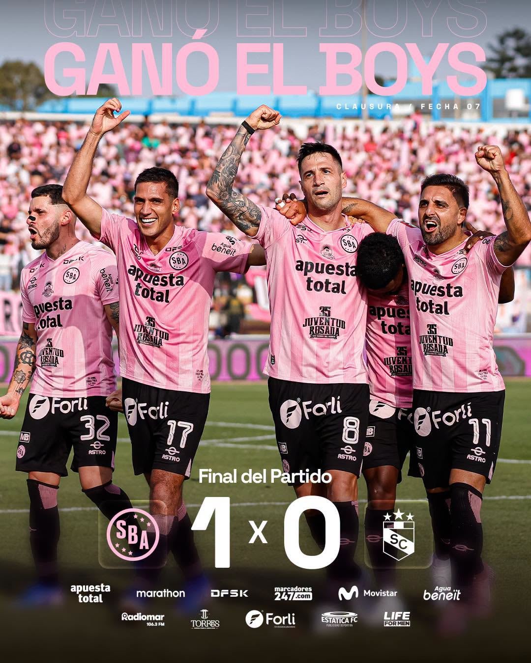 El golazo de Hernán Da Campo le dio el triunfo a Sport Boys ante Sporting Cristal en el Torneo Clausura 2026. - créditos: Sport Boys