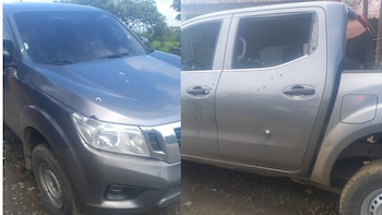 En el vehículo quedó evidencia