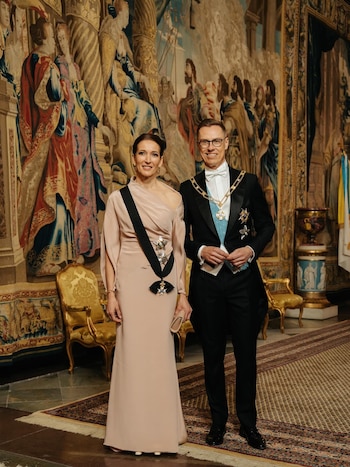 Alexander Stubb y Suzanne Innes-Stubb en una imagen de redes sociales. (Instagram @alexstubb)