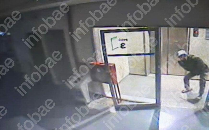 Las imágenes de las cámaras de seguridad del robo en el edificio del viejo Ministerio de Trabajo