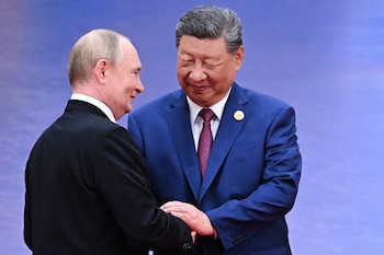 Vladimir Putin llega a China tras la visita de Trump para reforzar la cooperación estratégica y energética con Xi Jinping (REUTERS)