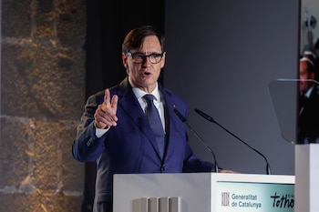 14/09/2026 El president de la Generalitat, Salvador Illa, ofrece la conferencia 'El futur és aquí' por el ecuador de su mandato, a 14 de septiembre de 2026, en Barcelona, Cataluña (España).
POLITICA
Kike Rincón - Europa Press