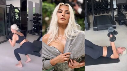 Así es la rutina de ejercicios de Kim Kardashian a sus 43 años