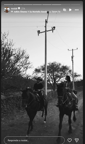 Christian Nodal y Ángela Aguilar reaparecen juntos en redes. (Captura de pantalla/Instagram: Nodal)