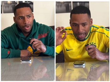 Se hace pasar por futbolista