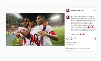 Paolo Guerrero y su mensaje