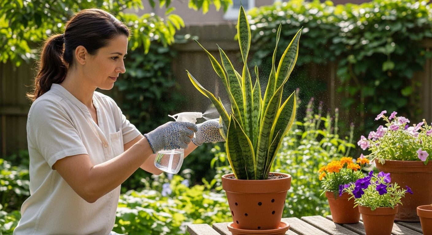 La jardinería y el cuidado de plantas disminuyen el cortisol y favorecen la obtención de vitamina D para el buen ánimo (Imagen Ilustrativa Infobae)