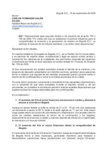 La salida de los siete concejales del Centro Democrático, con vocería de Julián Uscátegui, pondría en riesgo las mayorías de la coalición de gobierno y agravaría los problemas de quórum en el Concejo de Bogotá - crédito Julián Uscátegui
