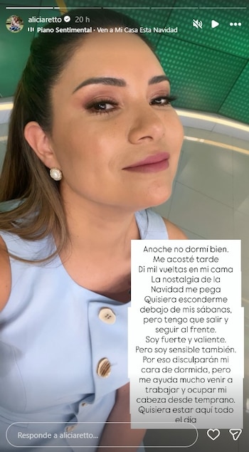 Alicia Retto y su mensaje