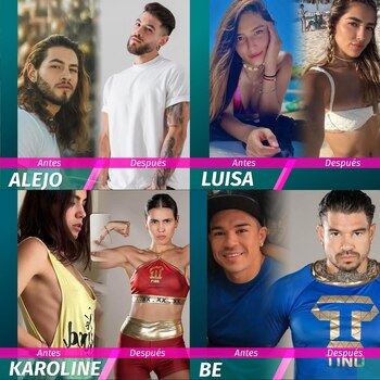 Así lucían los participantes del