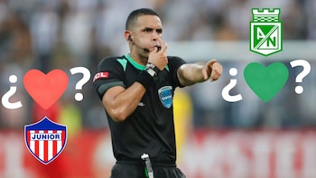 Carlos Ortega será el árbitro de la final entre Junior de Barranquilla y Atlético Nacional: hay polémica por esta razón