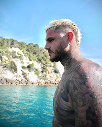 Mauro Icardi lució su colección