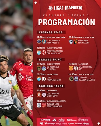 Alianza Lima – Universitario de Deportes – Sporting Cristal - Liga 1 – Torneo Clausura – Perú – deportes – 16 junio