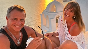 La divertida postal de Mica Lapegüe y su papá Sergio en su cuarto mes de embarazo