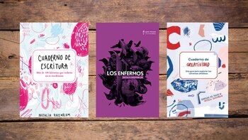 "Cuaderno de escritura", "Los enfermos"
