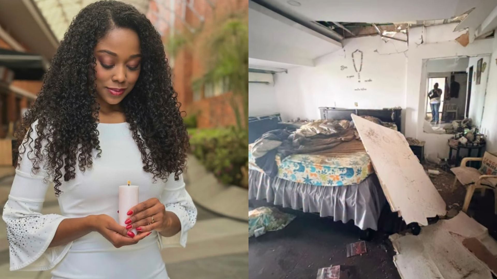 Rossy Lemos mostró los daños en su casa tras el sismo que golpeó al Chocó