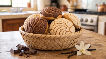 Cómo hacer conchas caseras de chocolate y vainilla: esponjosas y tradicionales