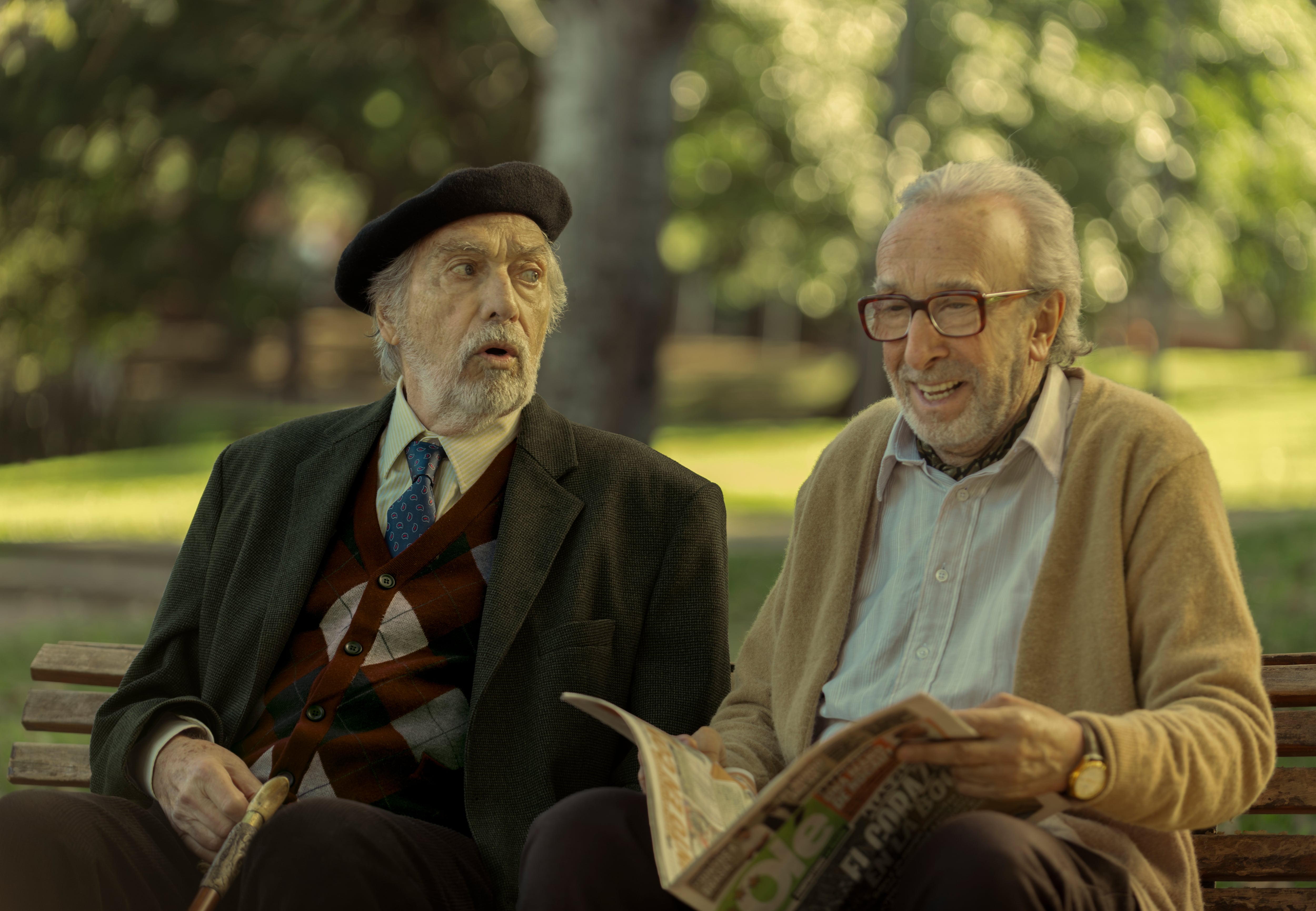 La adaptación cinematográfica de Parque Lezama, protagonizada por Luis Brandoni y Eduardo Blanco, se estrenará mundialmente el 6 de marzo en Netflix. (Netflix)