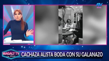 Magaly Medina sobre la boda de Cachaza: “¿El vestido, la clínica y el catering también serán por canje?”. Captura: Magaly TV La Firme.
