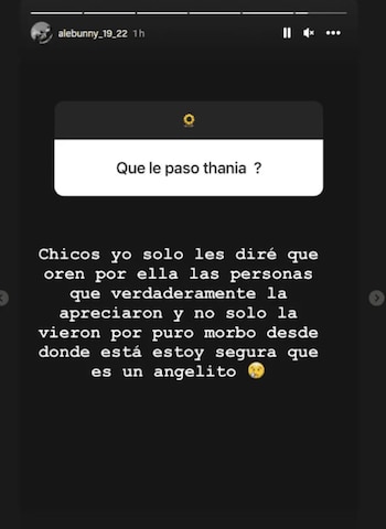 Alejandra Sweet se pronuncia sobre