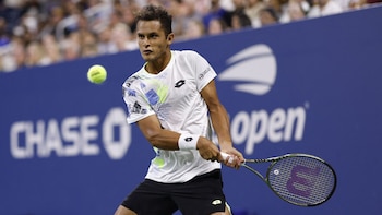 Juan Pablo Varillas en el US Open 2023.