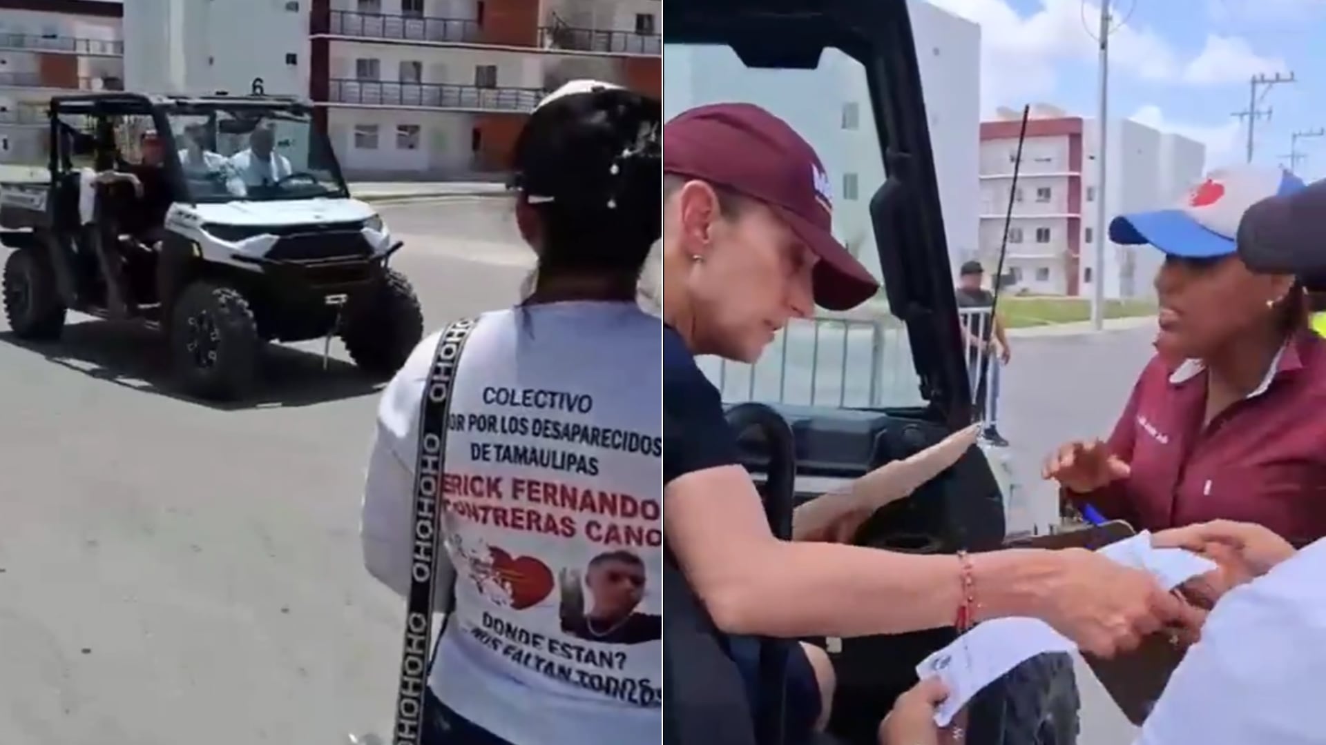 Colectivo pide a Sheinbaum reactivar Centro de Identificación Humana en Tamaulipas. (Capturas de pantalla)
