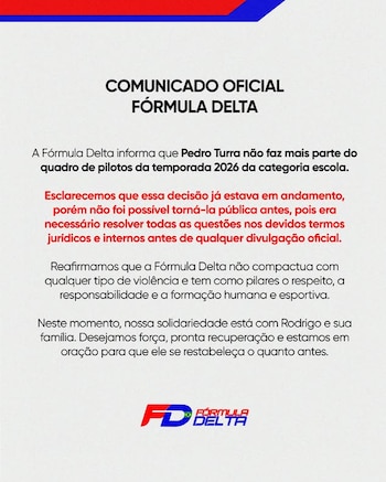 El comunicado de Fórmula Delta
