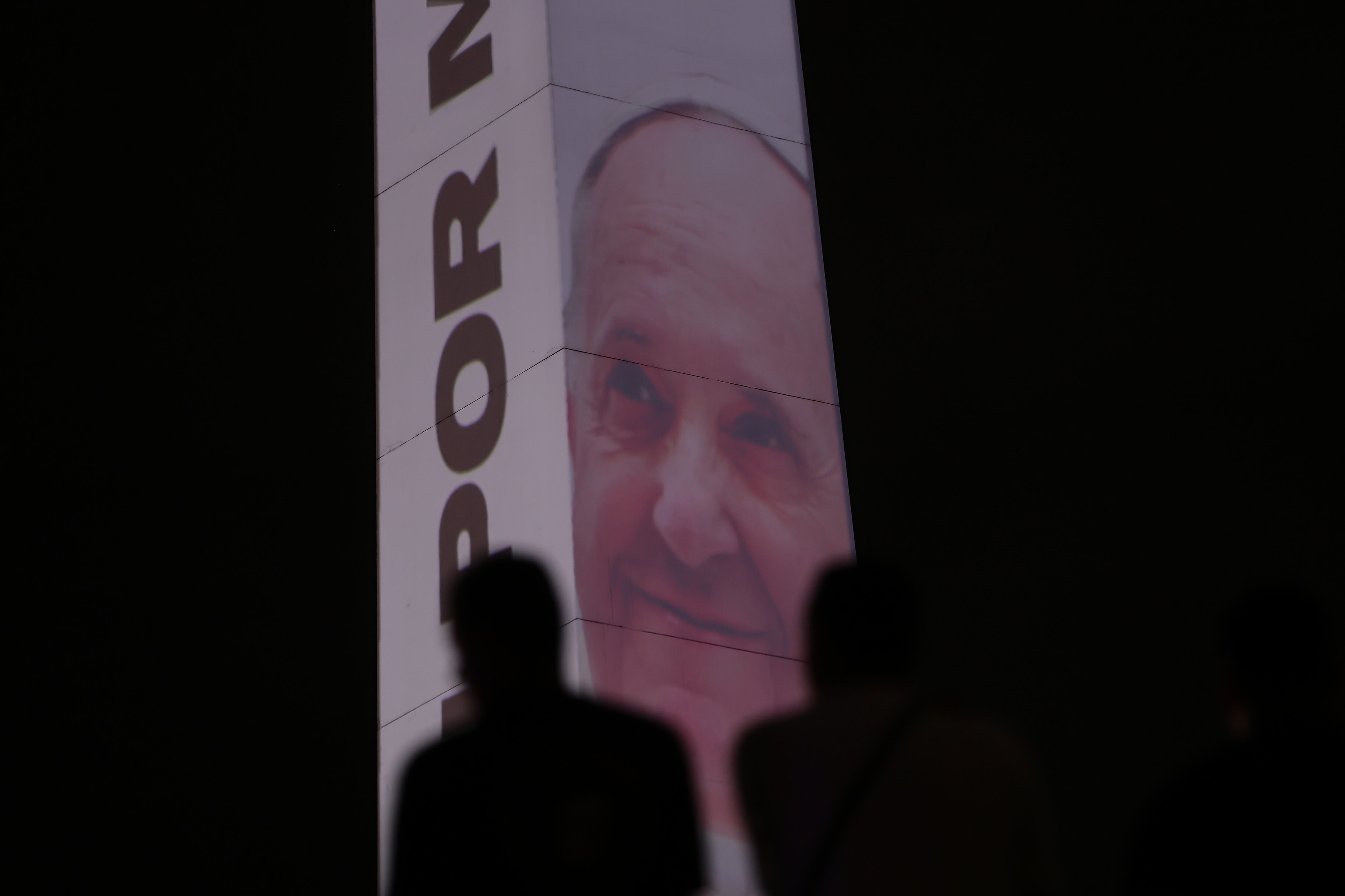 El Obelisco mostró la frase icónica del papa: