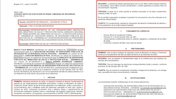 Esta es la acción de