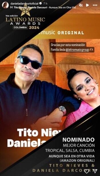 Daniela Darcourt y Tito Nieves