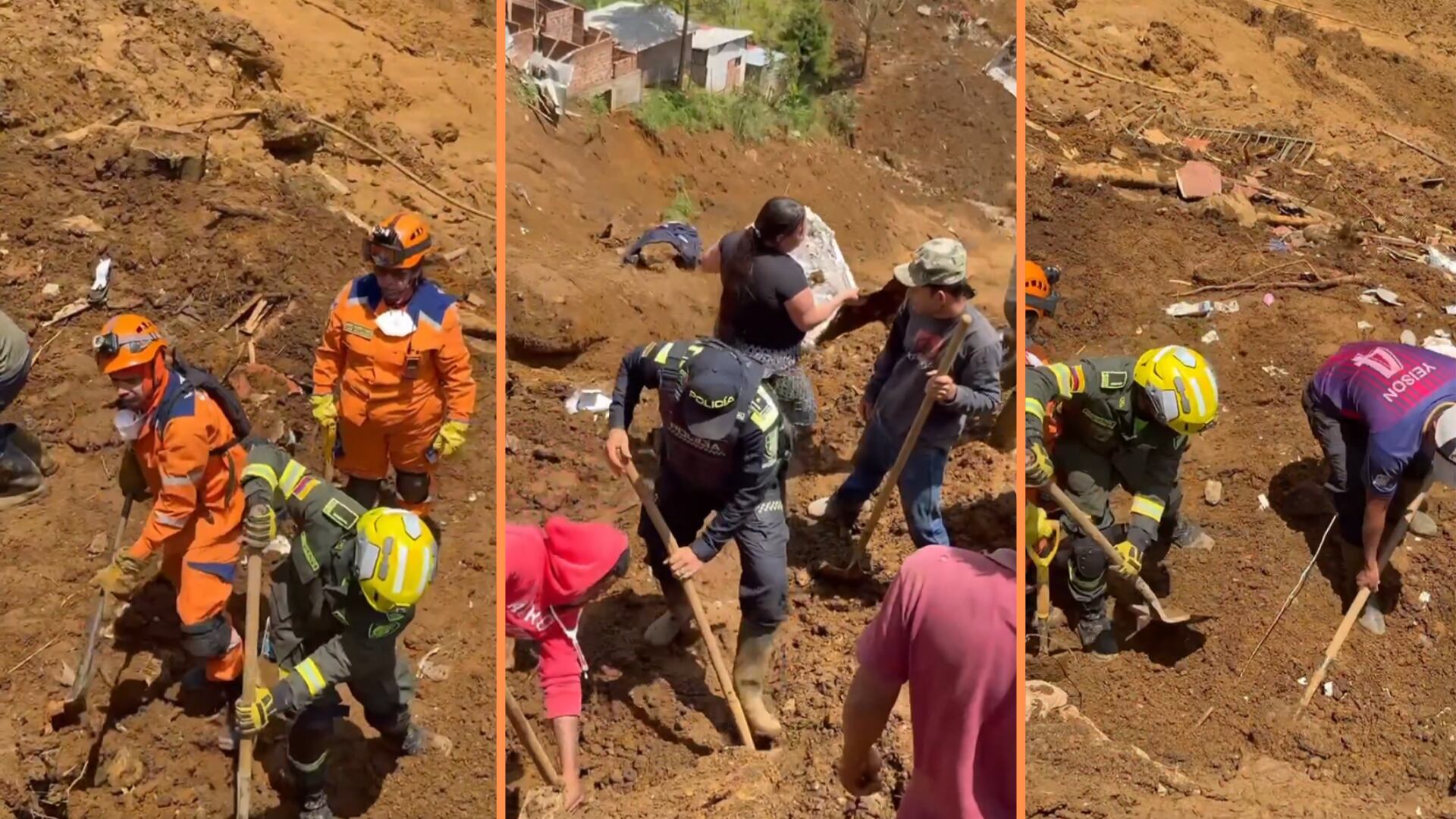 La tragedia en El Granizal, Antioquia, ha causado la muerte de 25 personas - crédito @mindefensa / X