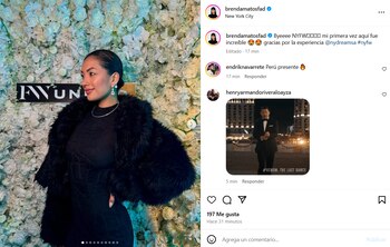 Brenda Matos se despide luego